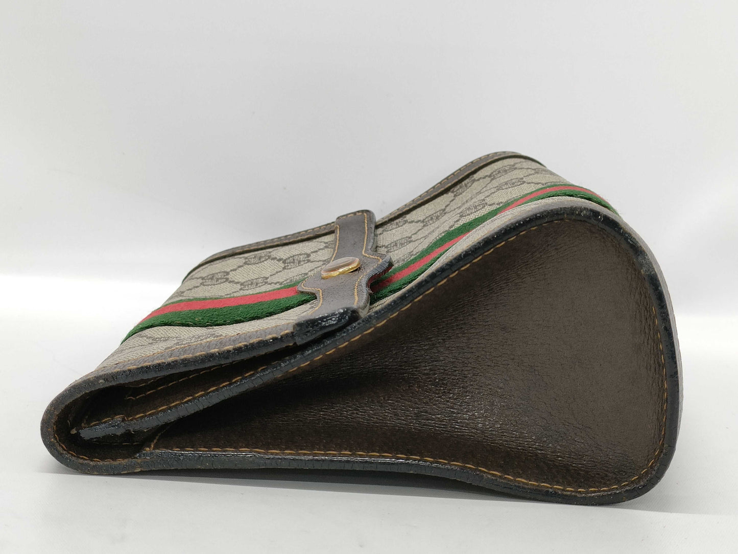 GUCCI Old Shari Line Clutch Second Bag Pouch Second Bag
