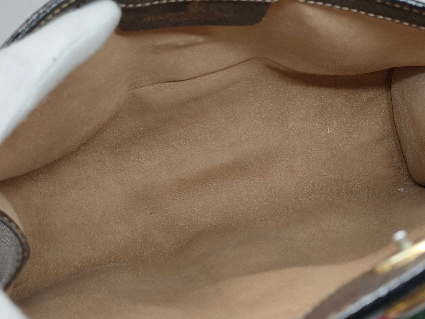 GUCCI Old Shari Line Clutch Second Bag Pouch Second Bag