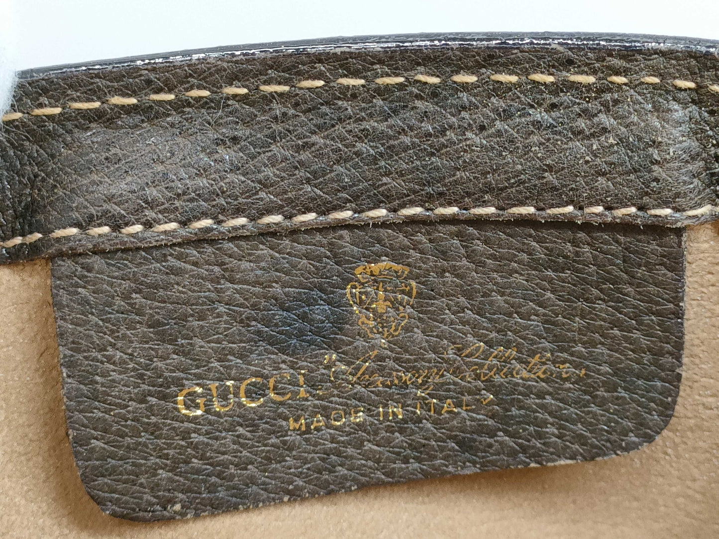GUCCI Old Shari Line Clutch Second Bag Pouch Second Bag