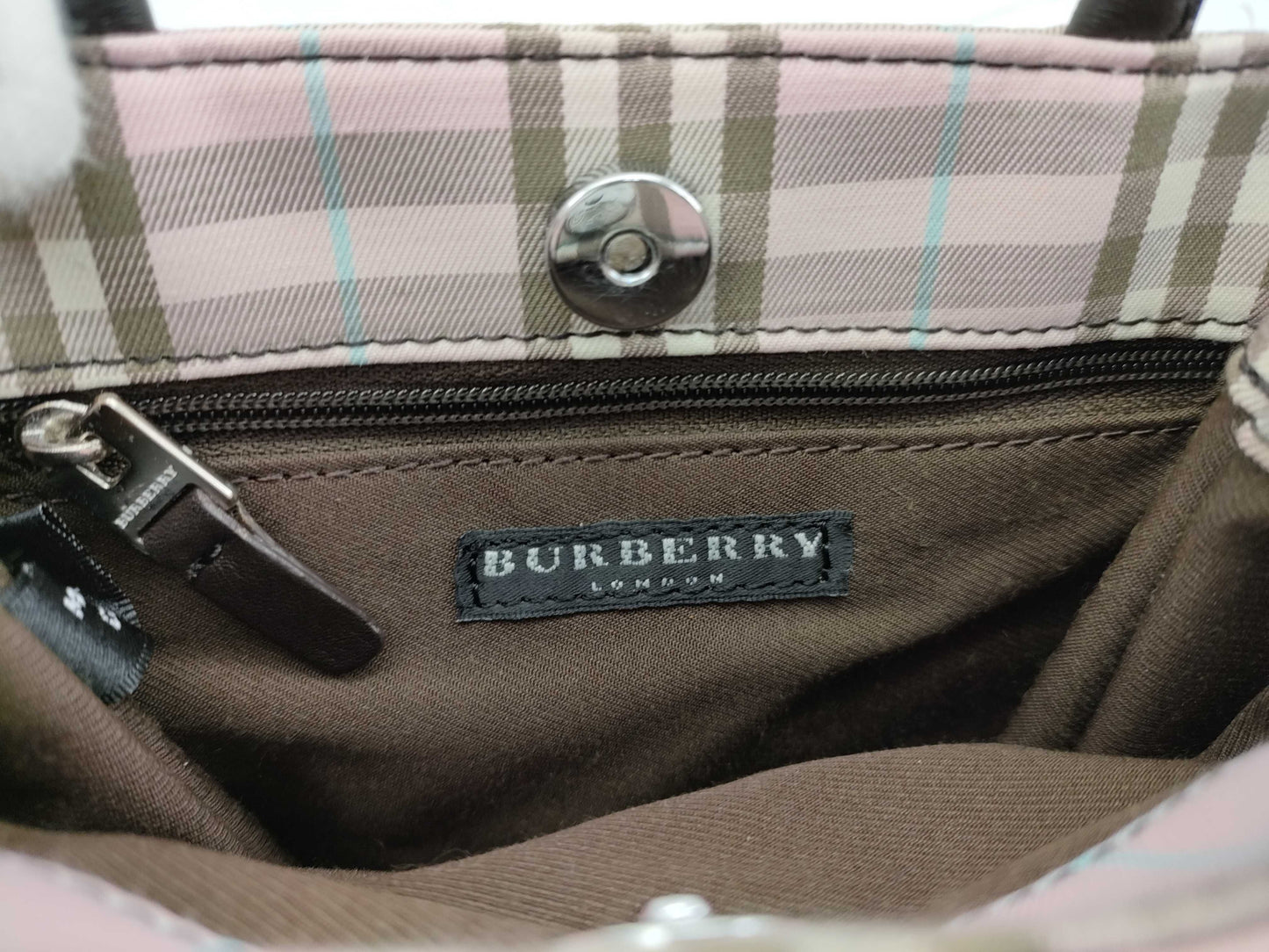 BURBERRY Check Mini Handbag Handbag