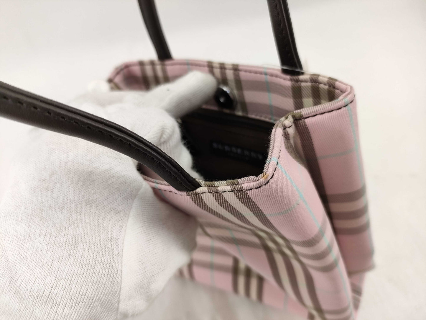 BURBERRY Check Mini Handbag Handbag