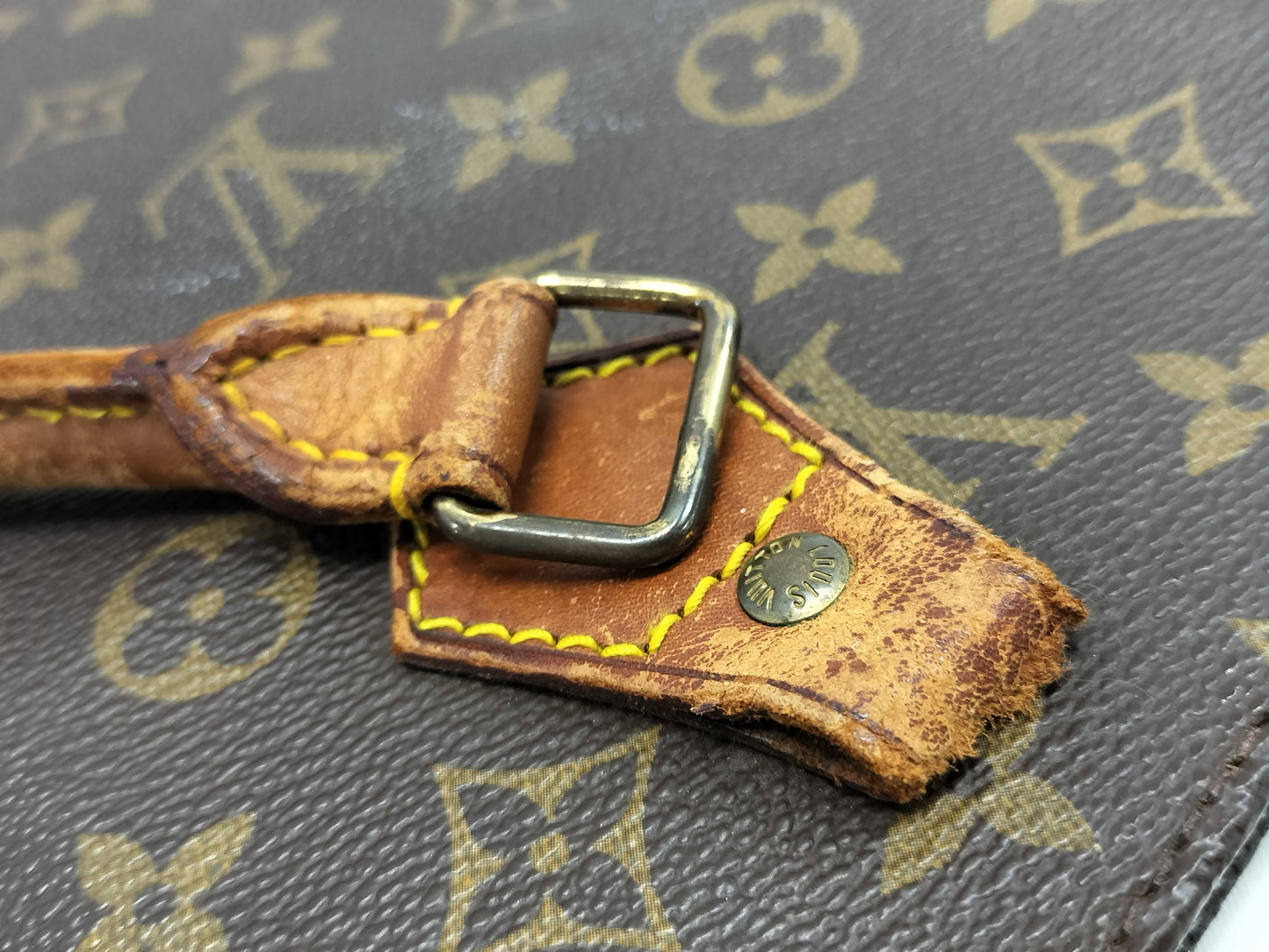 LOUIS VUITTON Monogram M51140 Sac Plat Tote Bag