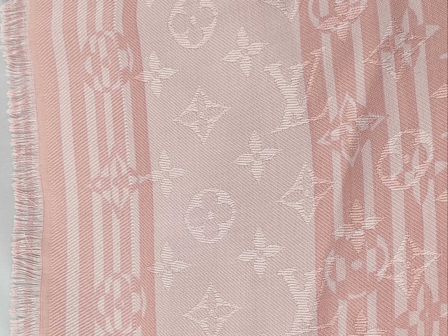 LOUIS VUITTON Monogram Large Stole Pink Other Accessories