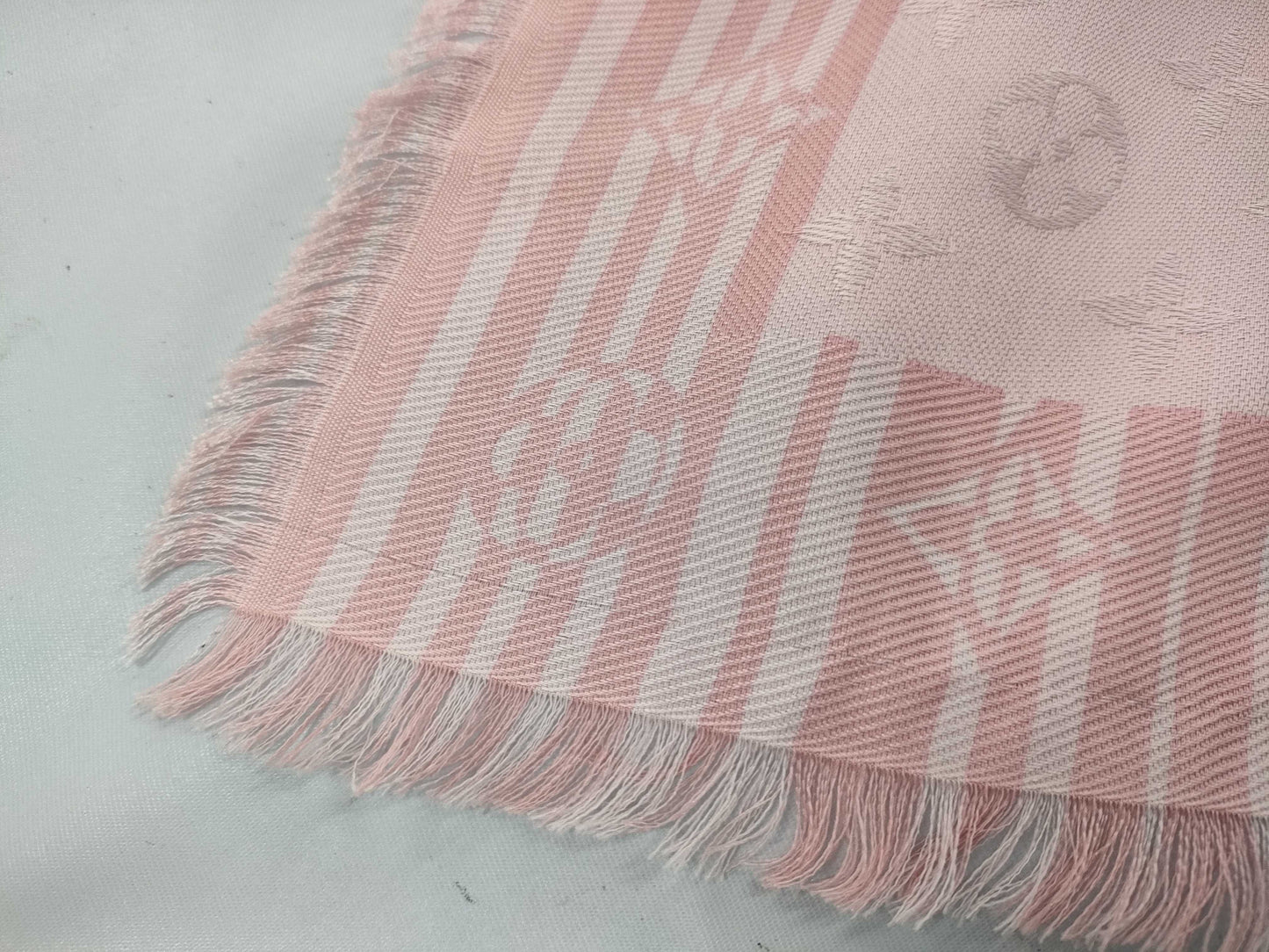 LOUIS VUITTON Monogram Large Stole Pink Other Accessories