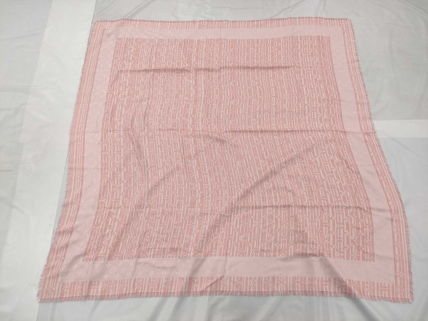 LOUIS VUITTON Monogram Large Stole Pink Other Accessories