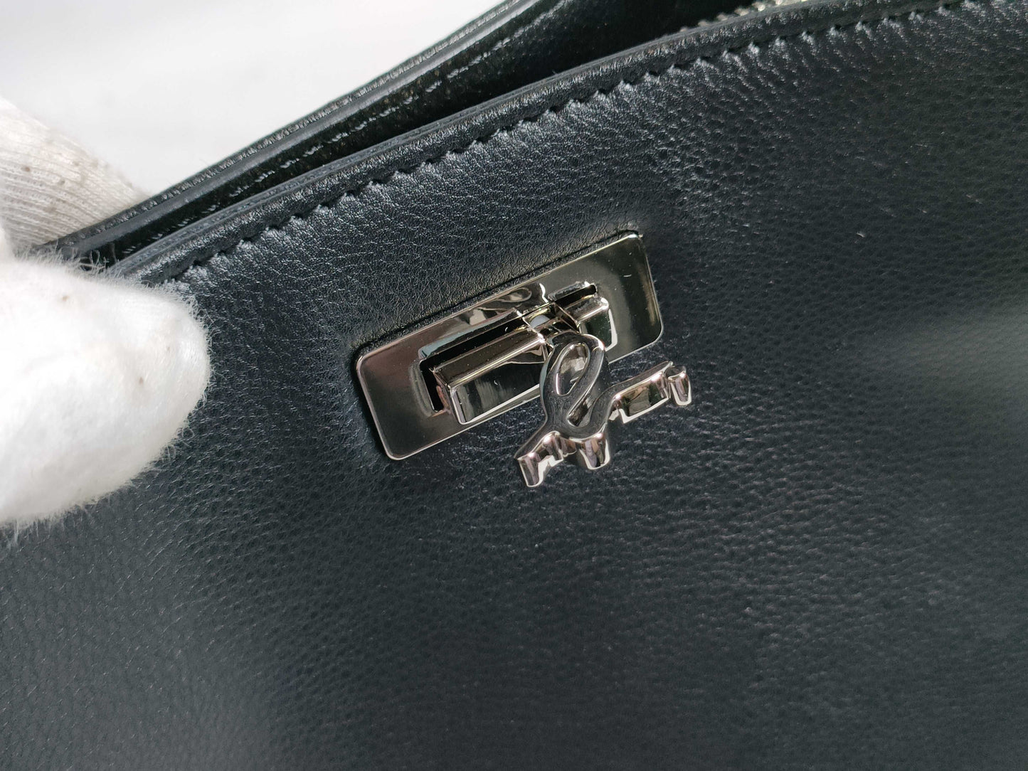 agnes b. Leather 2-Way Handbag