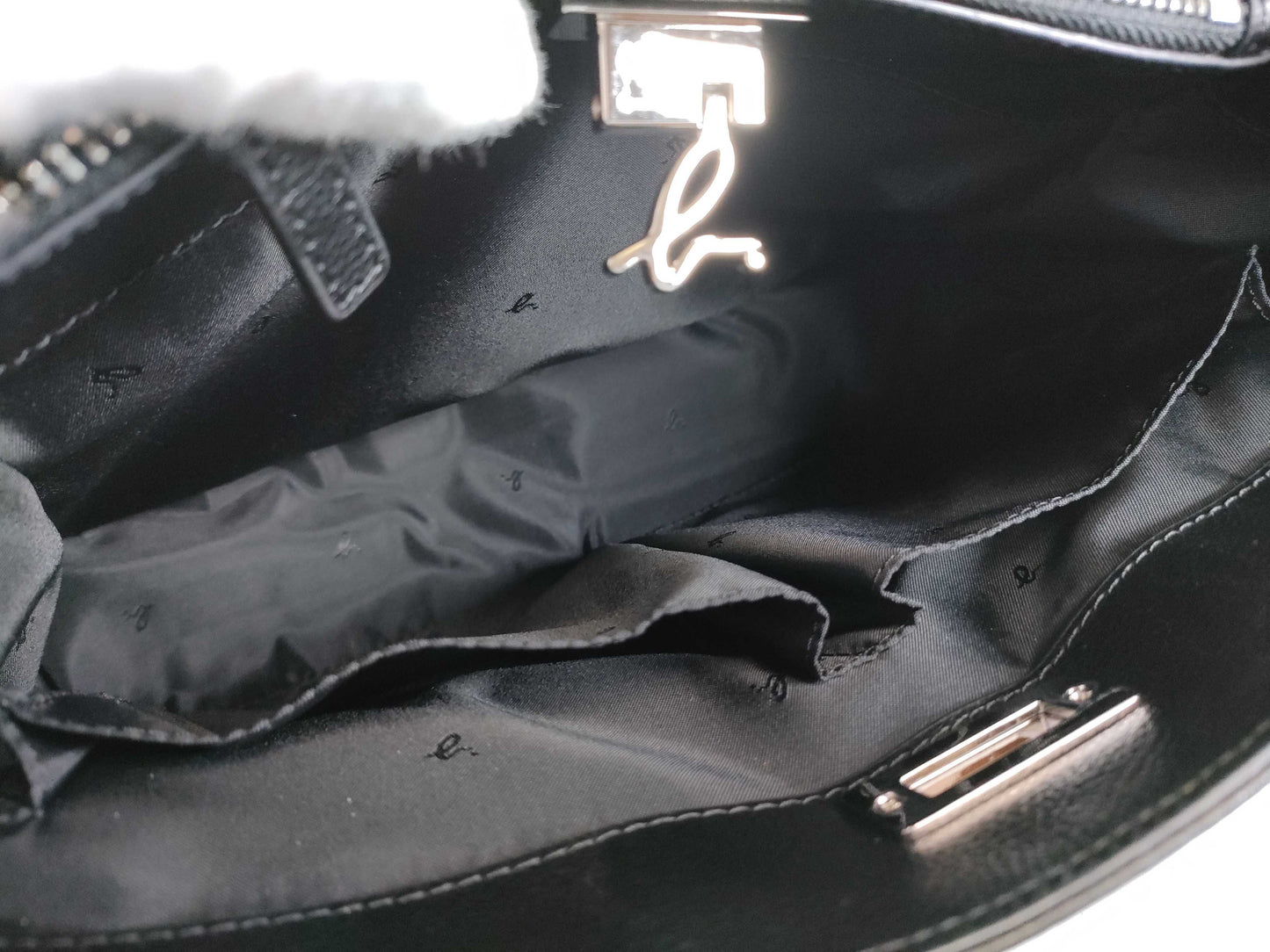 agnes b. Leather 2-Way Handbag
