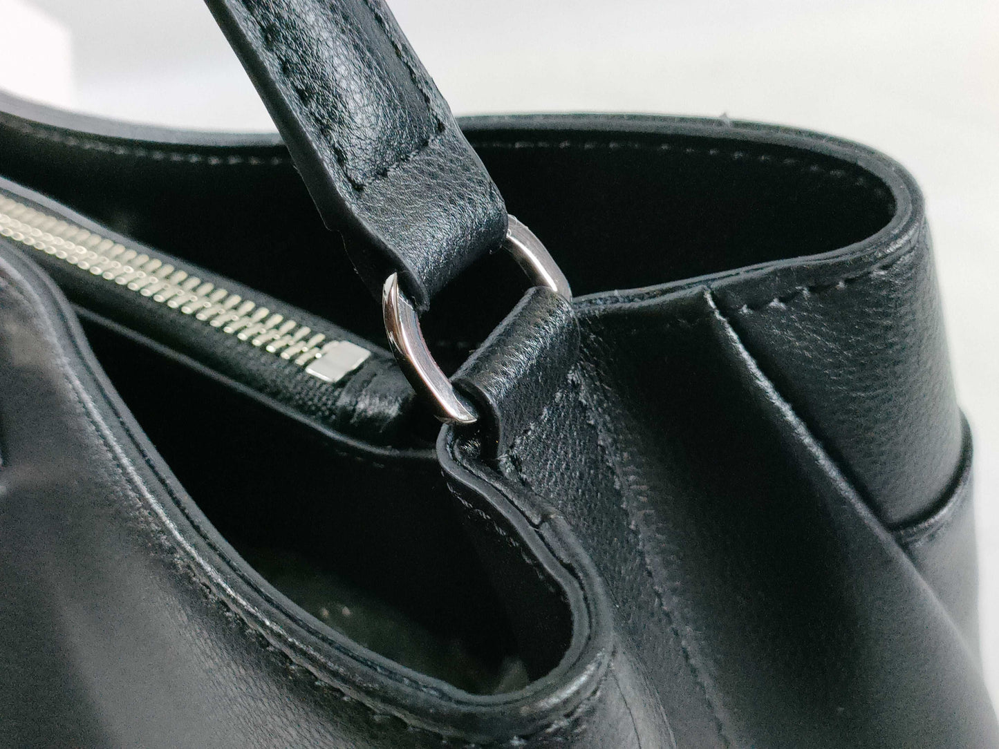 agnes b. Leather 2-Way Handbag