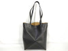 LOEWE Puzzlefold/Tote/Black/Large Tote Bag