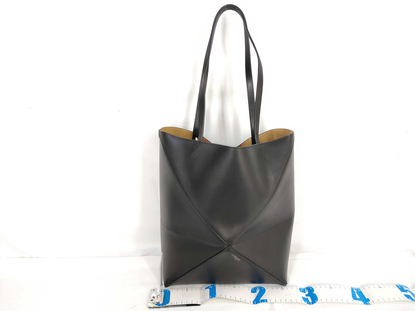 LOEWE Puzzlefold/Tote/Black/Large Tote Bag
