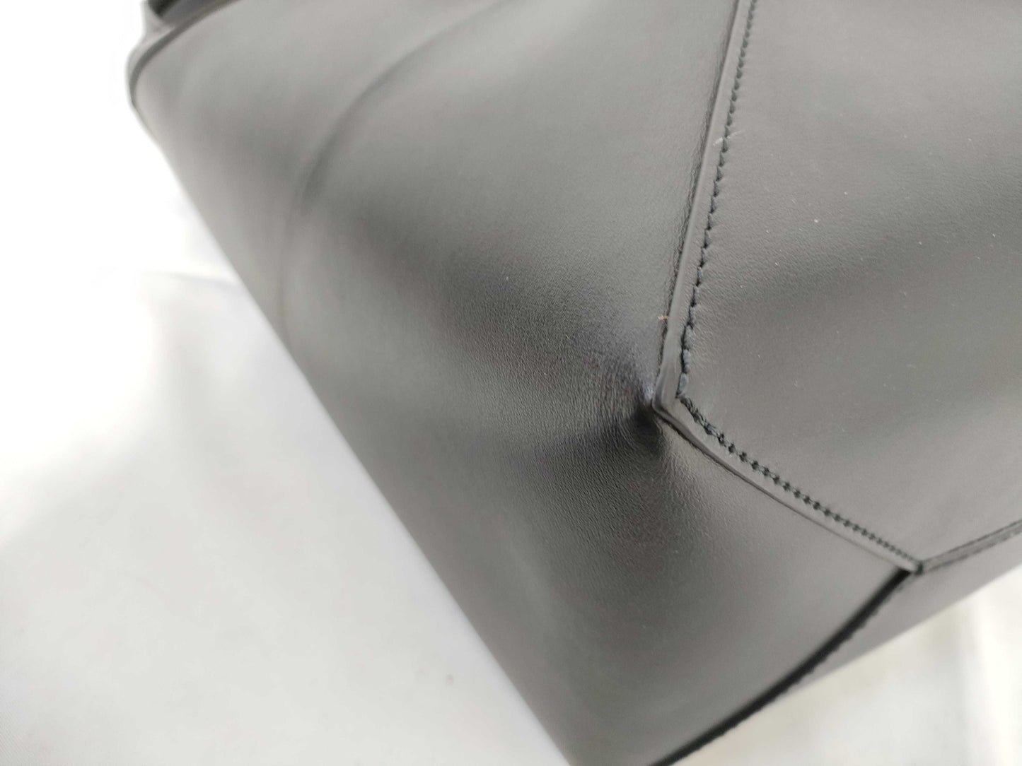 LOEWE Puzzlefold/Tote/Black/Large Tote Bag