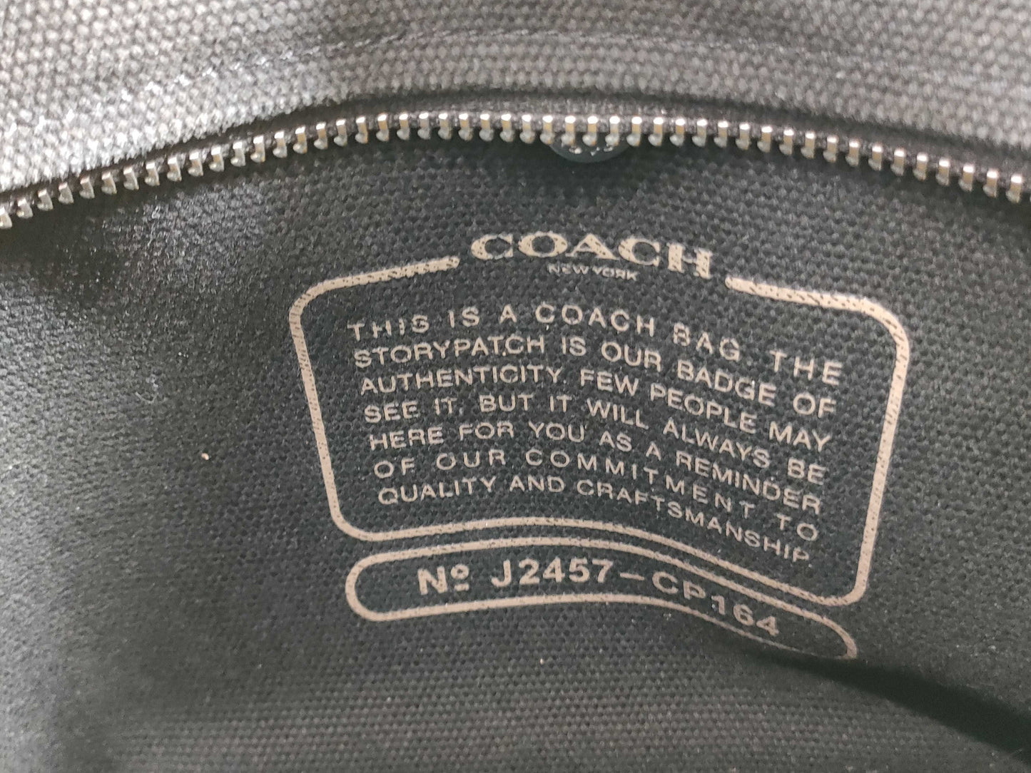 COACH CP164 handbag