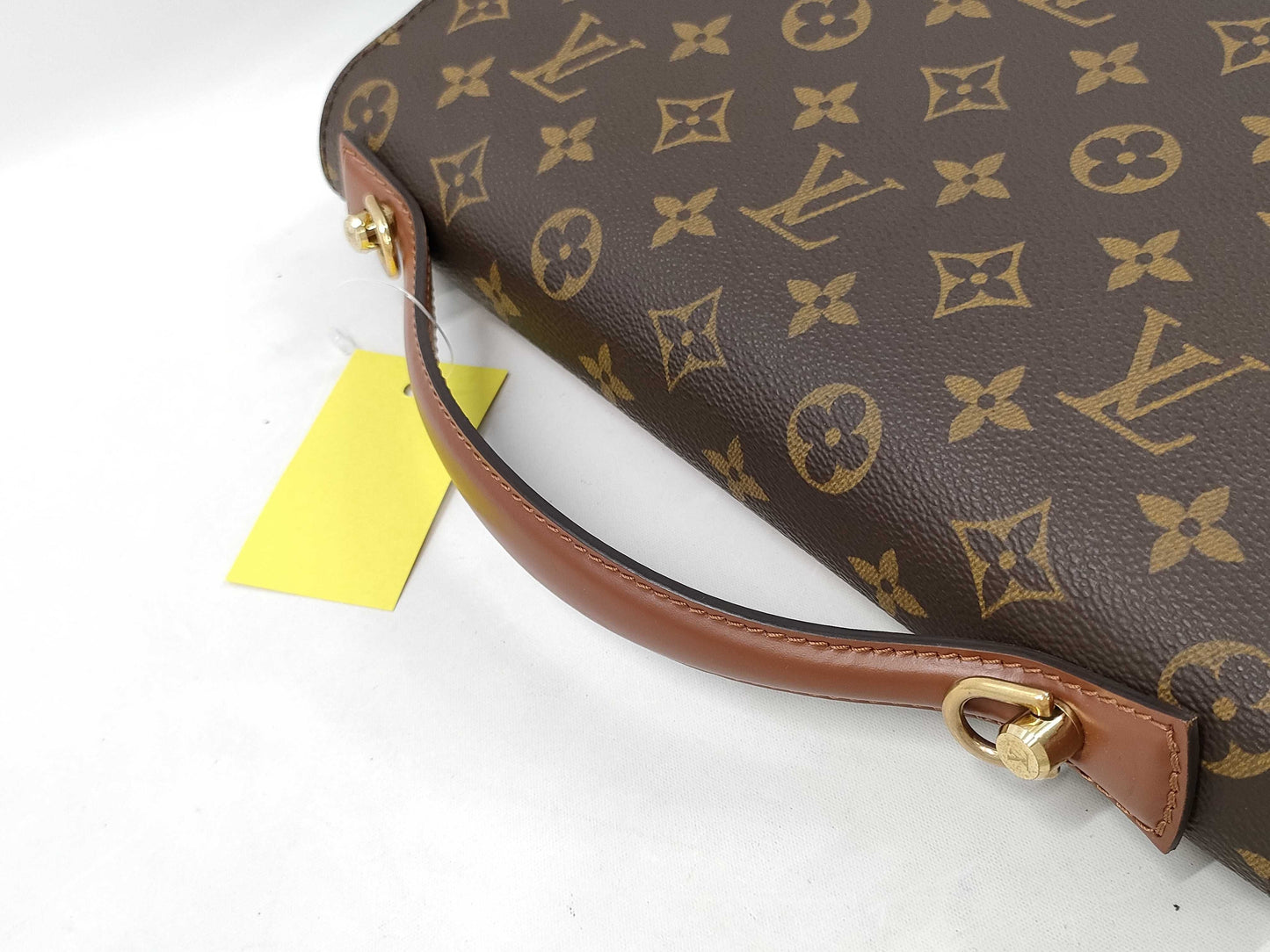 LOUIS VUITTON Monogram Porte-Document Bandouliere Handbag with Deteriorated Pockets