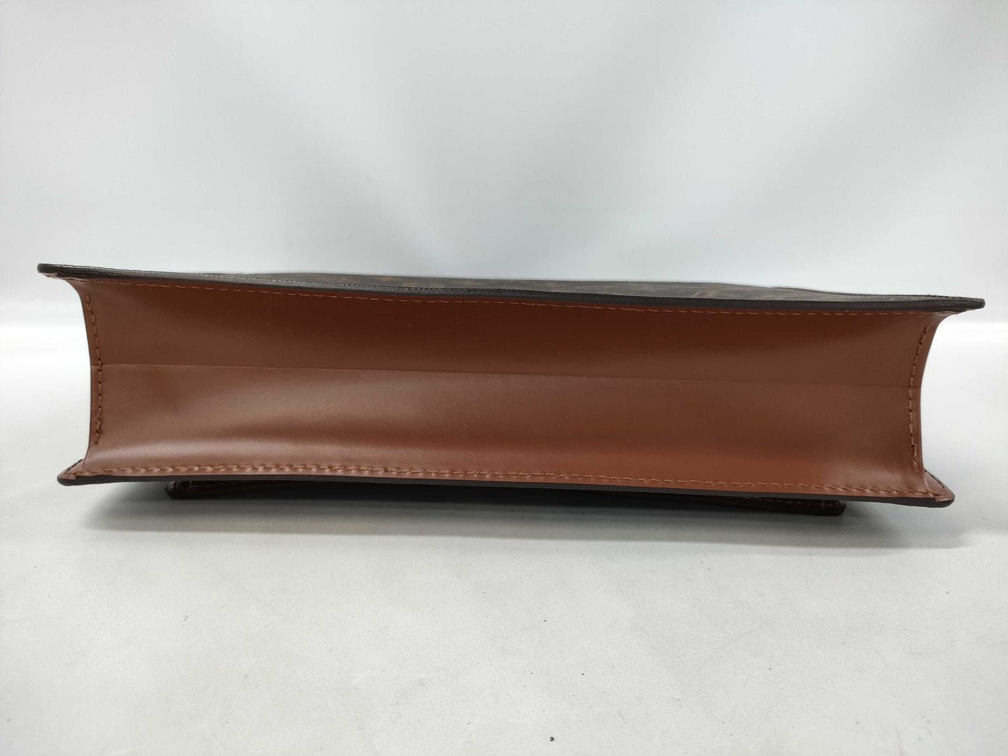 LOUIS VUITTON Monogram Porte-Document Bandouliere Handbag with Deteriorated Pockets