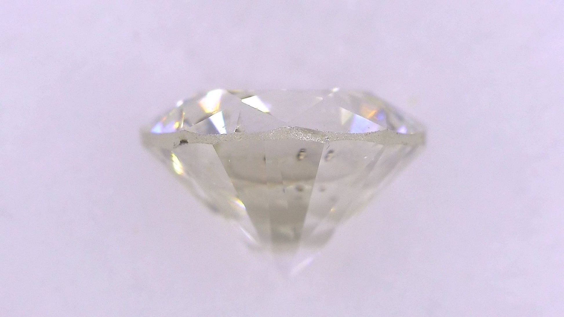 0.687ct K SI-2 POOR/GD/FR MEDIUM BLUE NATURAL 5.39-5.58X3.69mm Diamond Loose
