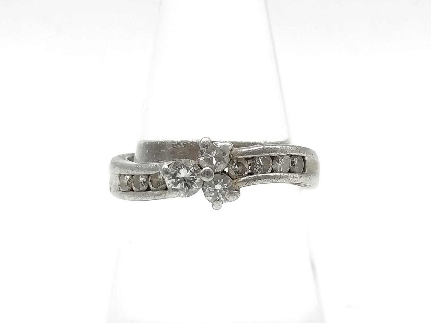 D0.59ct Pt900 5.4g Ring