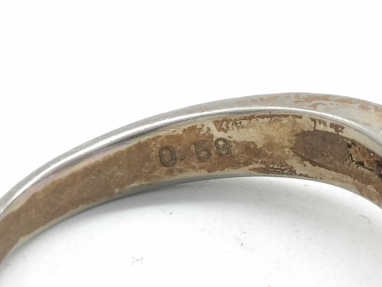 D0.59ct Pt900 5.4g Ring