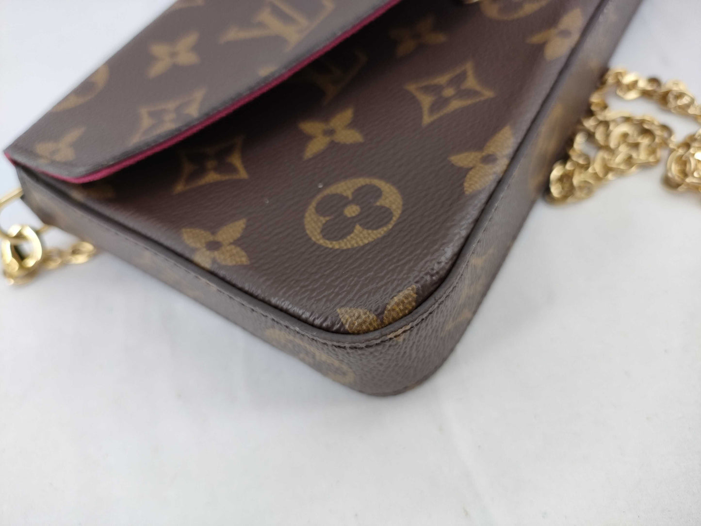 LOUIS VUITTON CA4220 Monogram Pochette Felicie Shoulder Bag