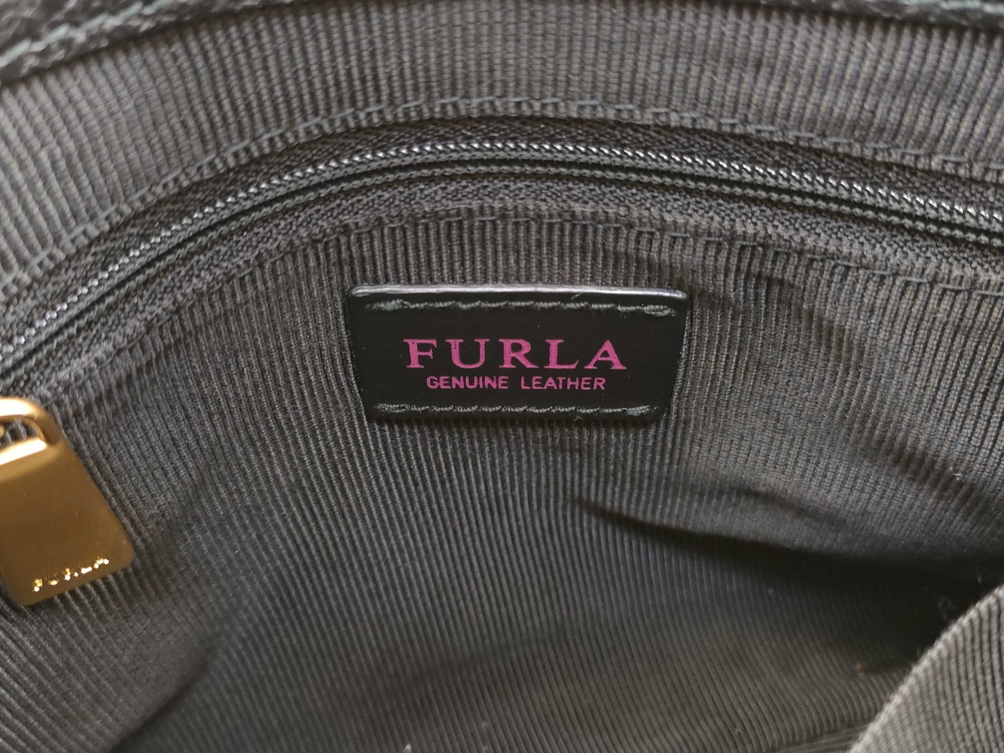 FURLA Leather Chain 2-Way Shoulder Bag