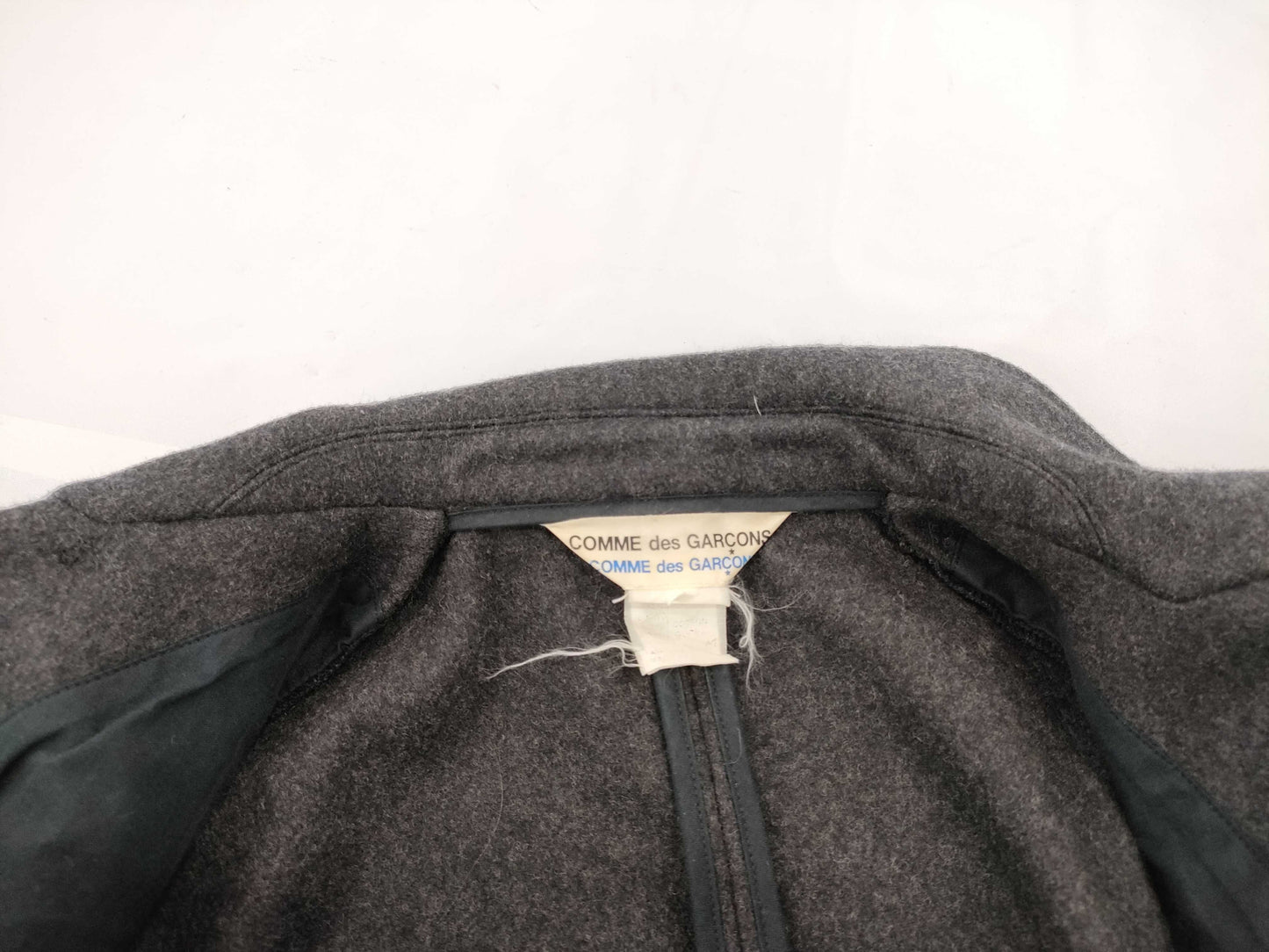 COMME des GARCONS Safety Pin Cloth Wool Jacket