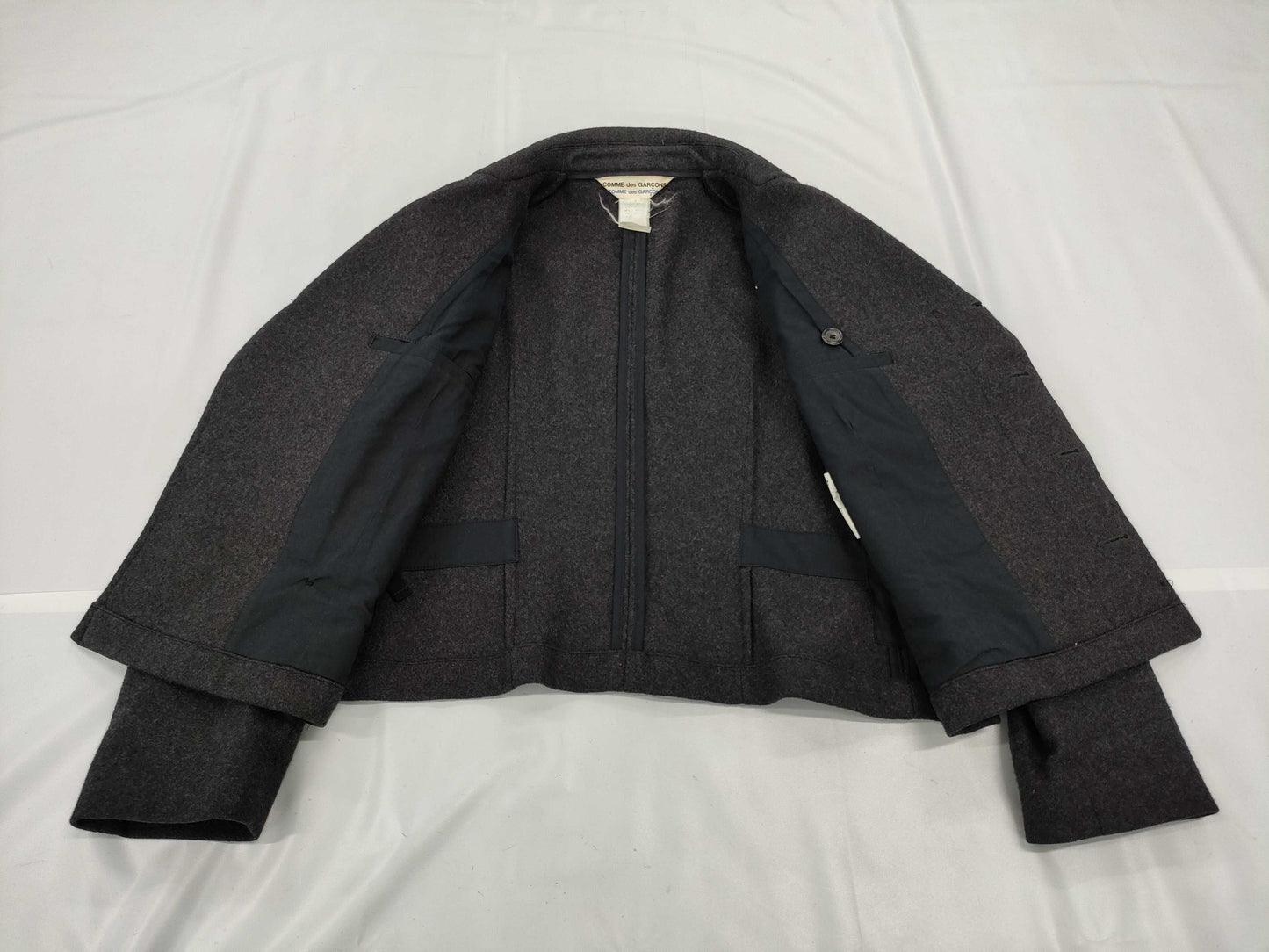 COMME des GARCONS Safety Pin Cloth Wool Jacket