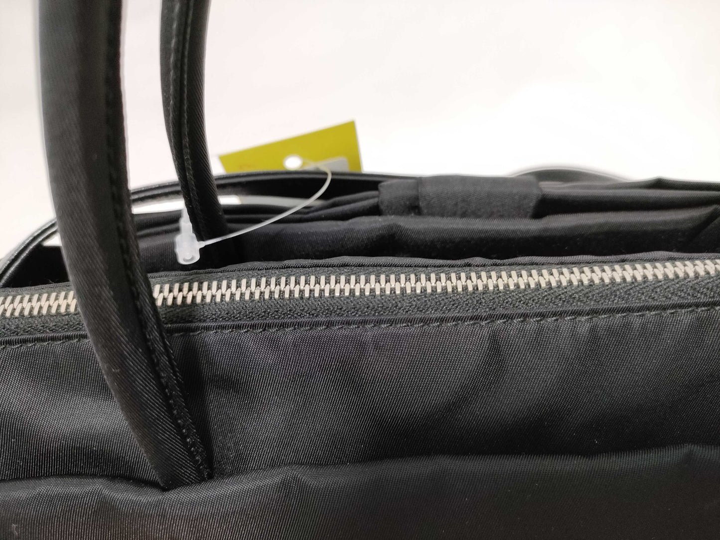 PRADA Nylon Ribbon 2-Way Handbag with Rusted Metal Fittings