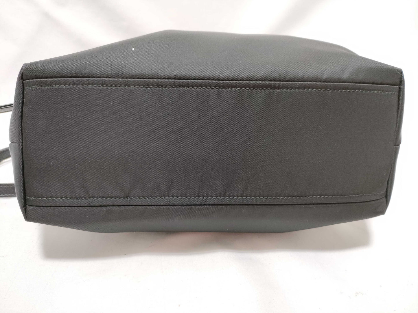 PRADA Nylon Ribbon 2-Way Handbag with Rusted Metal Fittings