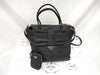 PRADA Nylon Ribbon 2-Way Handbag with Rusted Metal Fittings