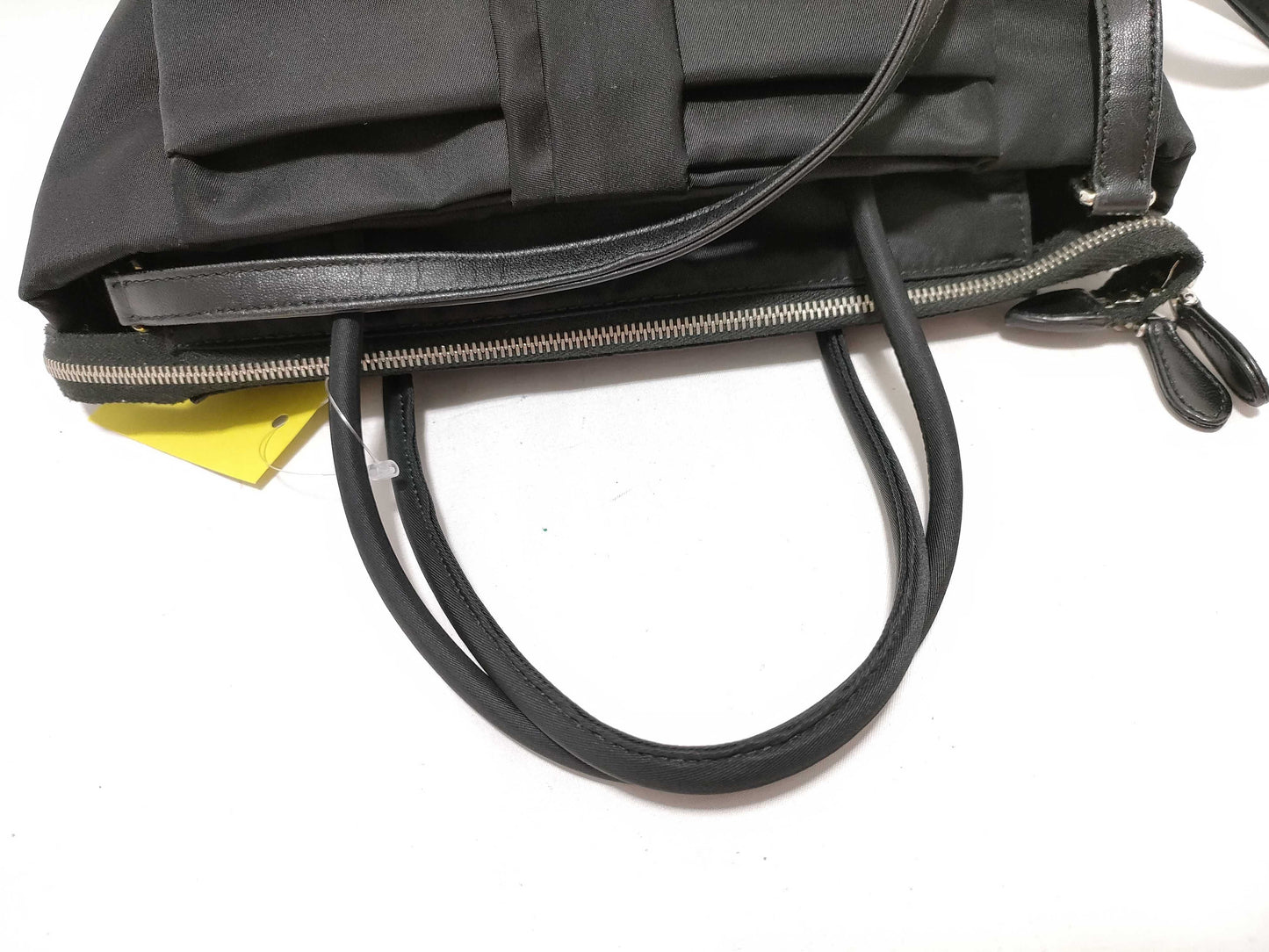 PRADA Nylon Ribbon 2-Way Handbag with Rusted Metal Fittings