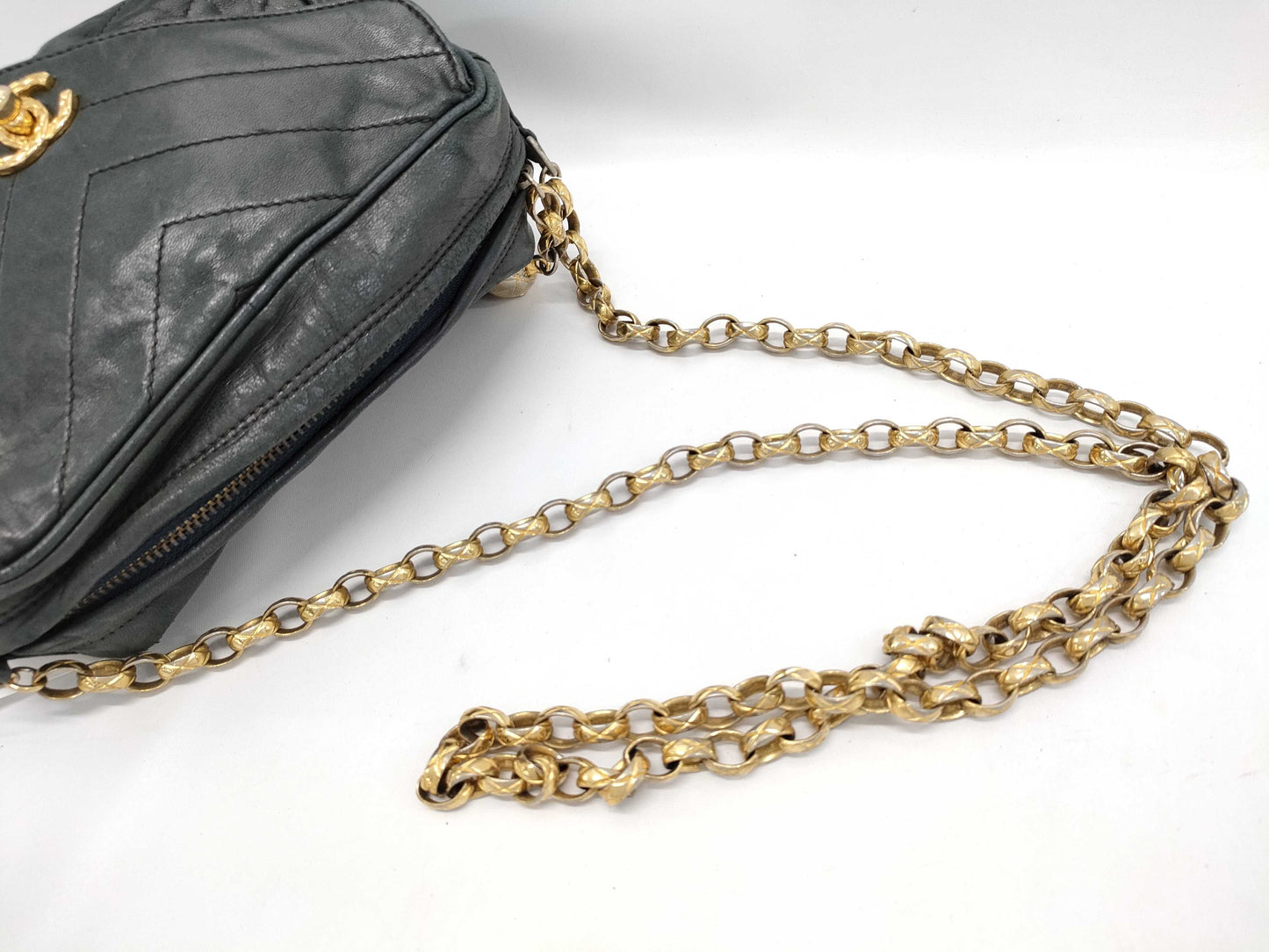 CHANEL Fringe Chain Shoulder Bag