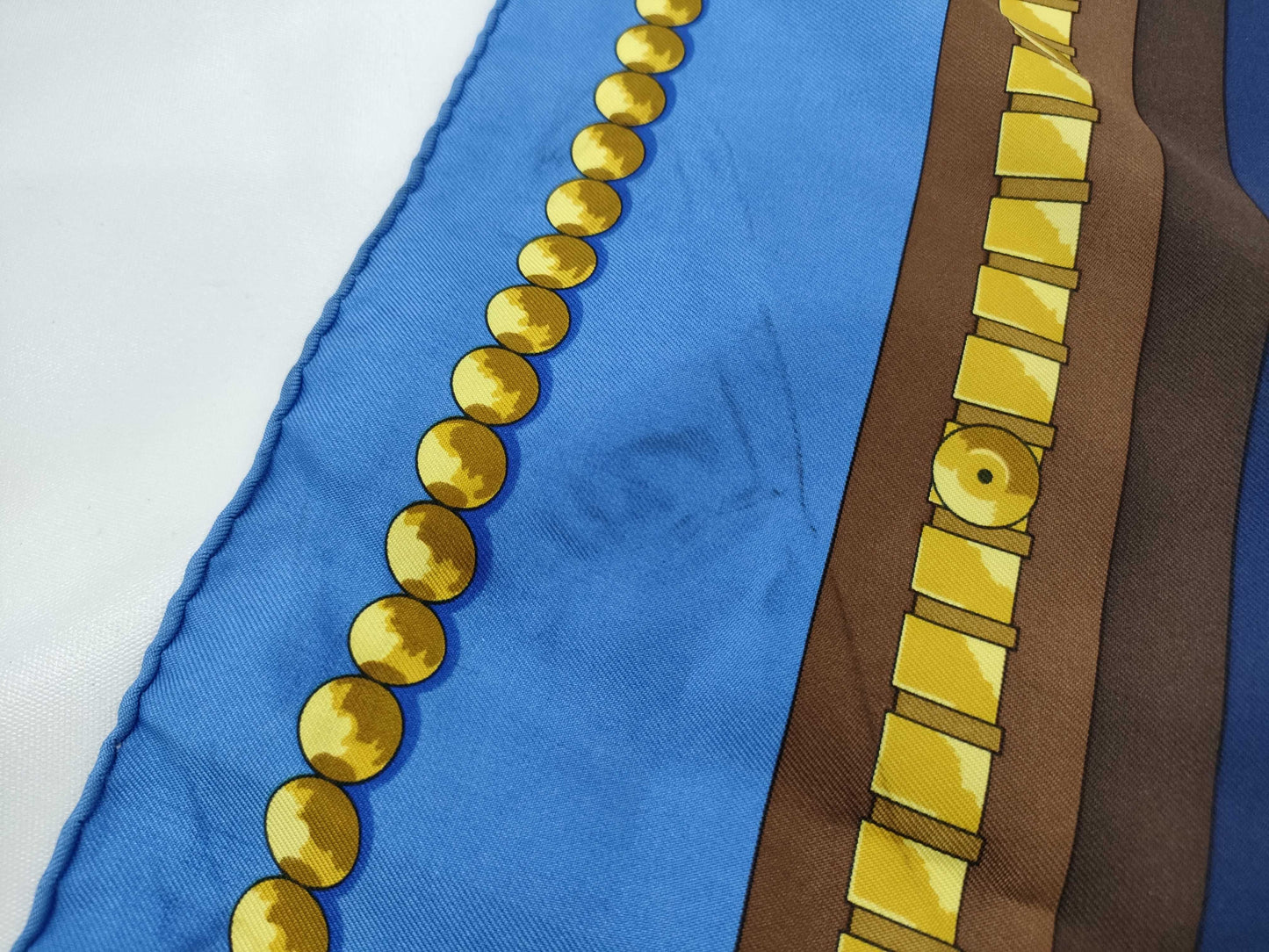 HERMES Carre 90 Cuillers Dafrique African Spoon Scarf