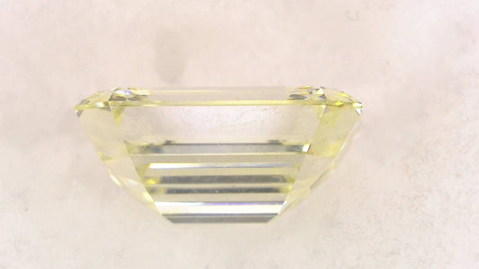 2.049ct UNDER N)VERY LIGHT YELLOW VS-1 ****/GD/VG MEDIUM BLUE NATURAL 8.70-6.28X4.05mm EM Diamond Loose