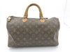 Louis Vuitton Monogram Speedy 35 Made in USA Paper Tag Vintage Boston Bag