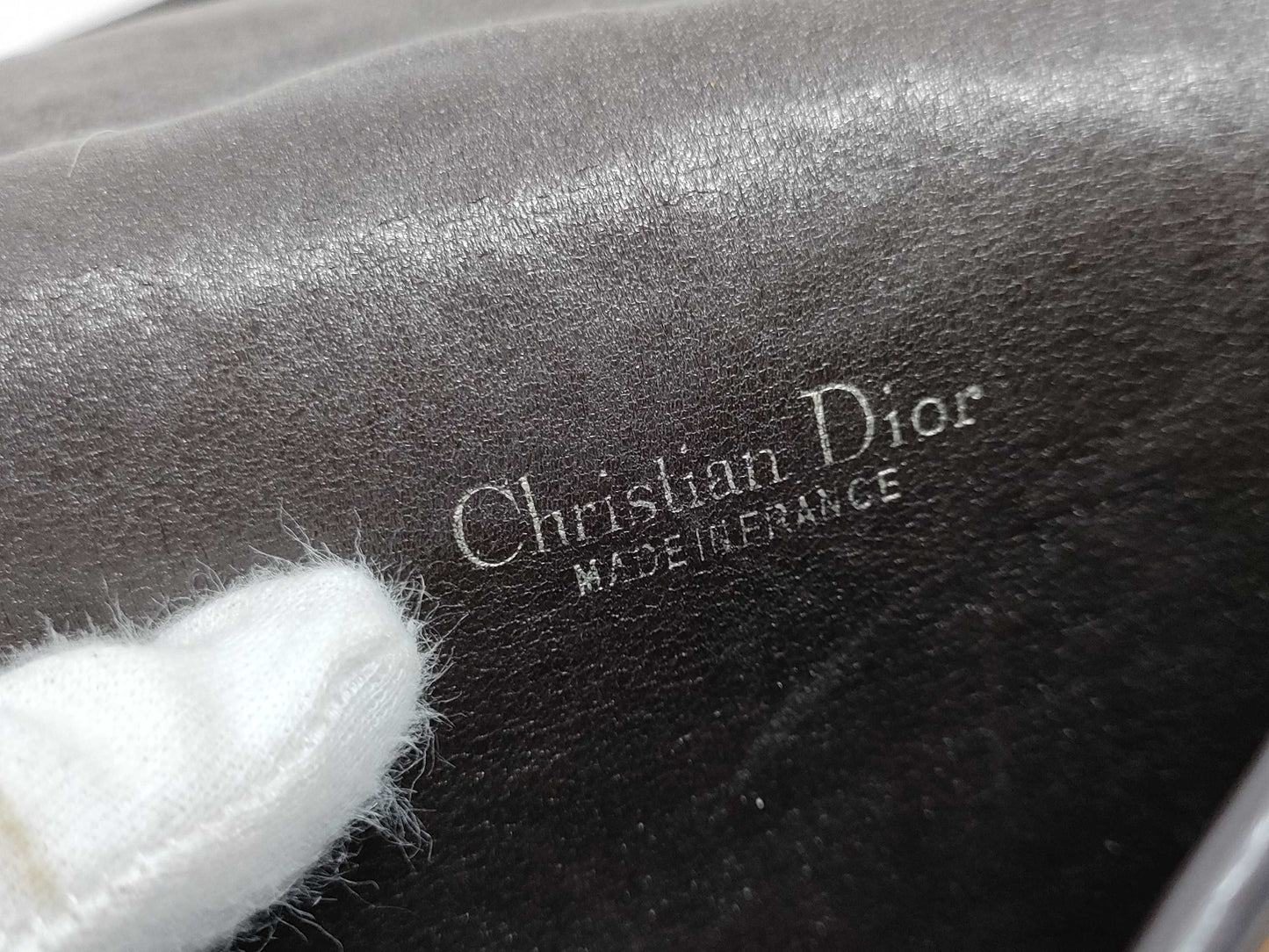 Dior Trotter Vintage Logo Shoulder Bag