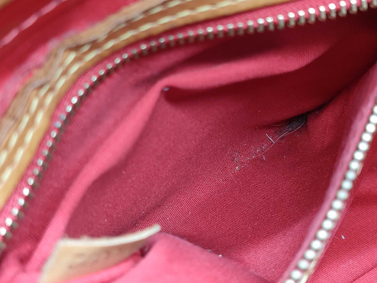 LOUIS VUITTON Vernis Reed PM Handbag