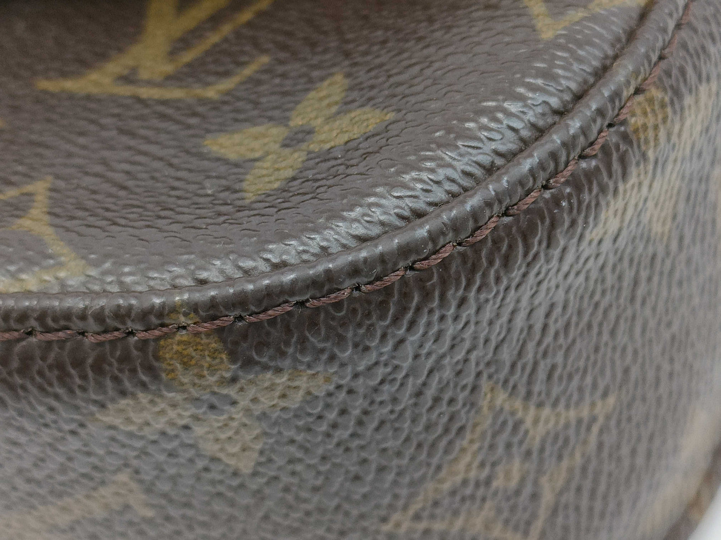 LOUIS VUITTON Monogram Saint-Cloud Shoulder Bag with Deteriorated Pockets