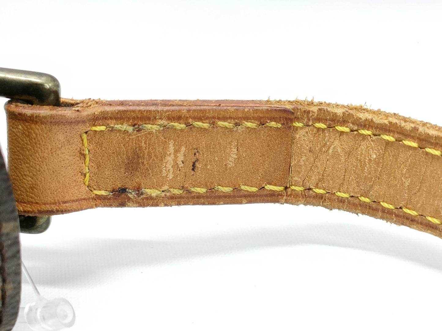 LOUIS VUITTON Monogram Saint-Cloud Shoulder Bag with Deteriorated Pockets