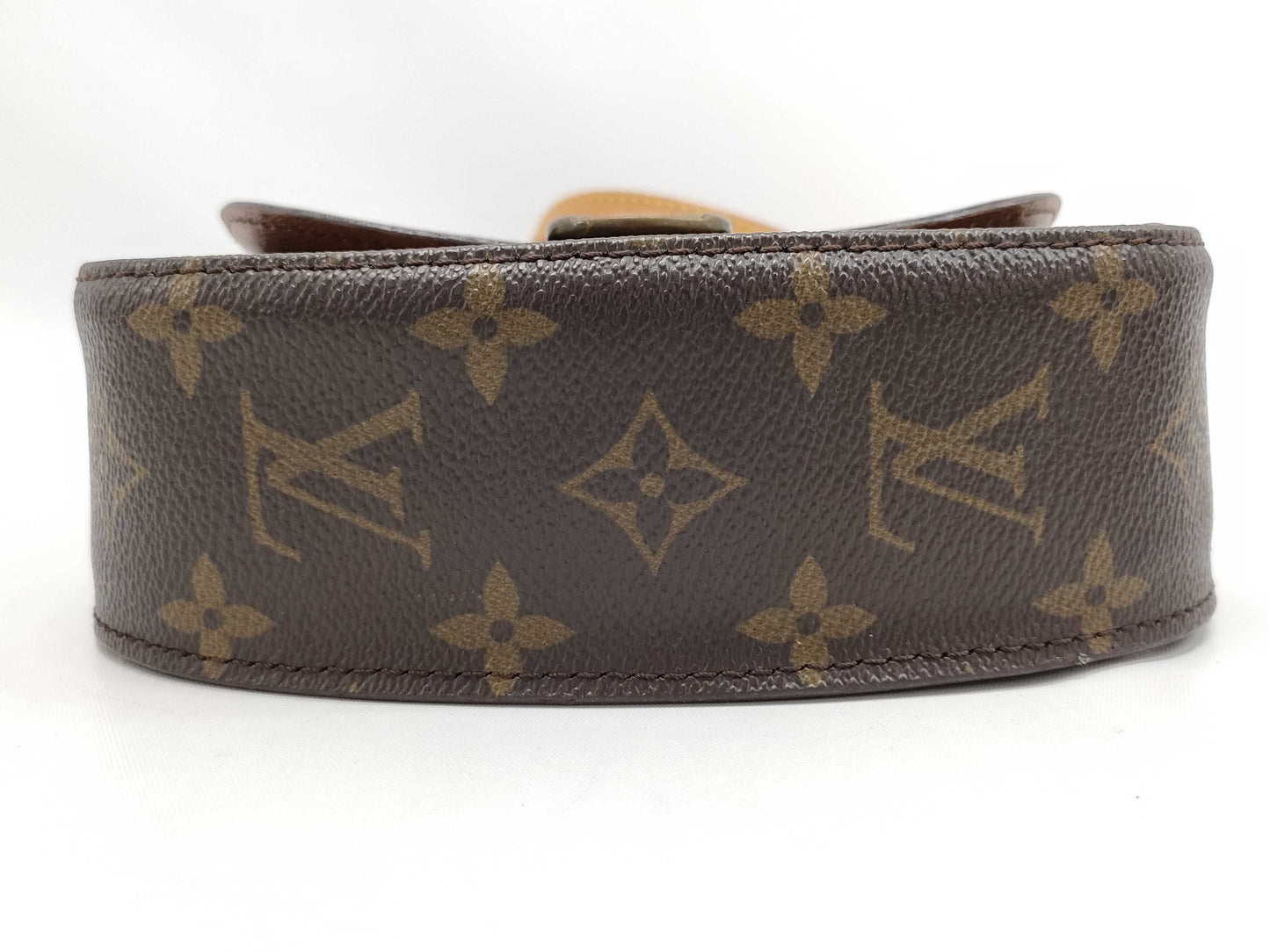 LOUIS VUITTON Monogram Saint-Cloud Shoulder Bag with Deteriorated Pockets