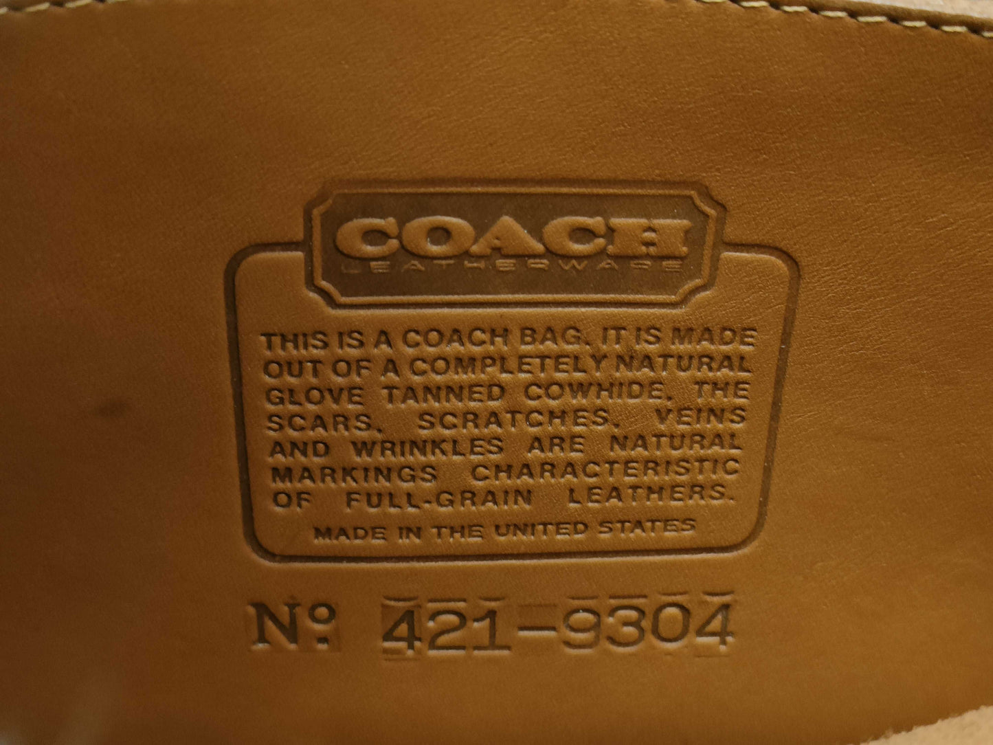 COACH Shoulder 9309 Shoulder Bag