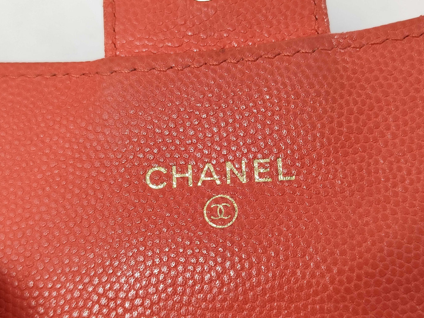 CHANEL Caviar Leather Matelasse Long Wallet, 22 Series