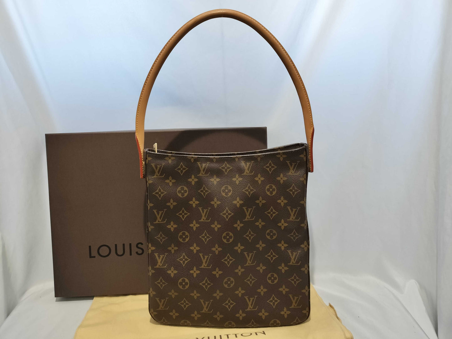 LOUIS VUITTON RFID Unverifiable DU1004 Monogram M51145 Looping GM Shoulder Bag