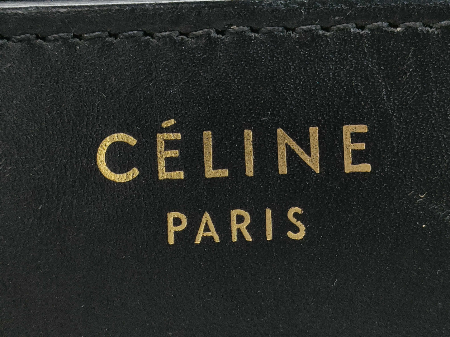 CELINE Black Khaki Handbag