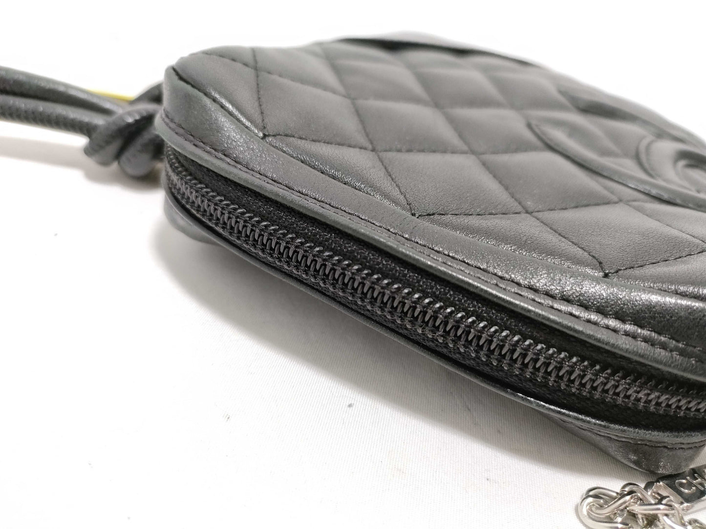 CHANEL Cambon Matelasse Quilted Coco Mark Cambon Line Shoulder Bag