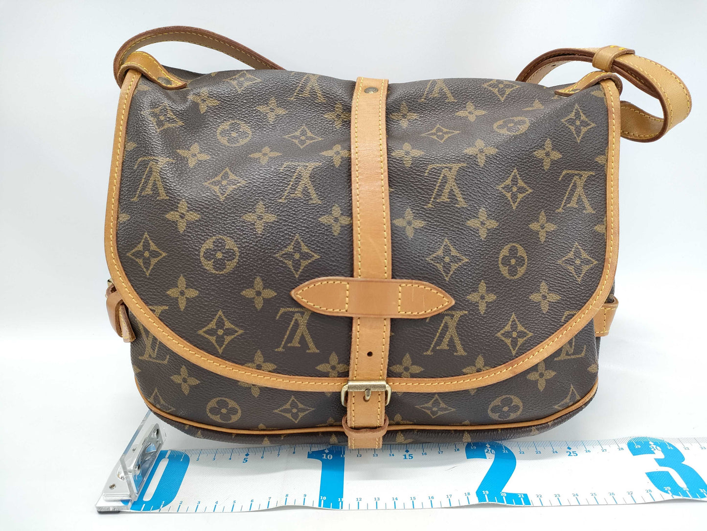 LOUIS VUITTON Monogram Saumur 30 Shoulder Bag