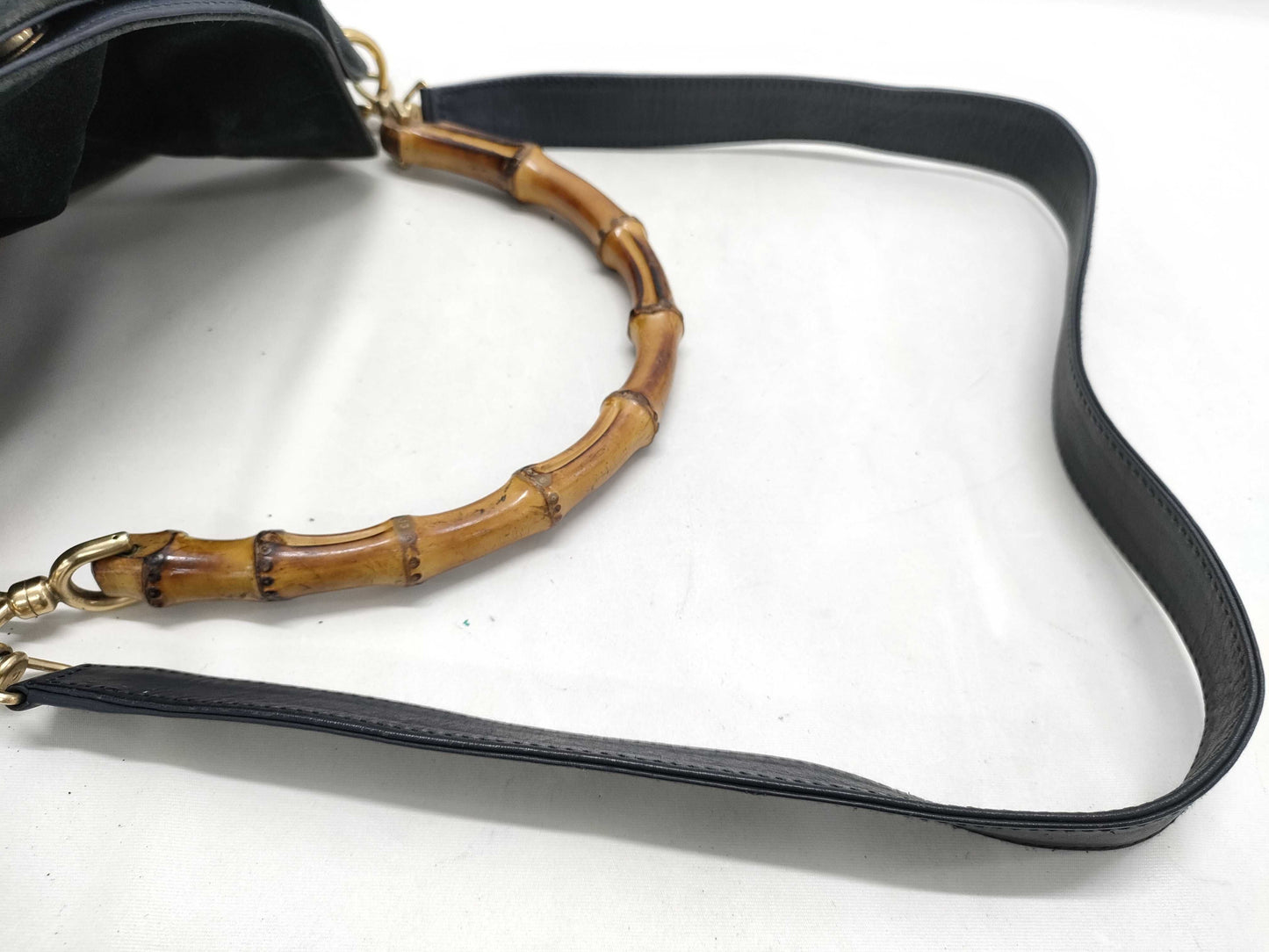 GUCCI Bamboo 001 1781 1577 2WAY Handbag