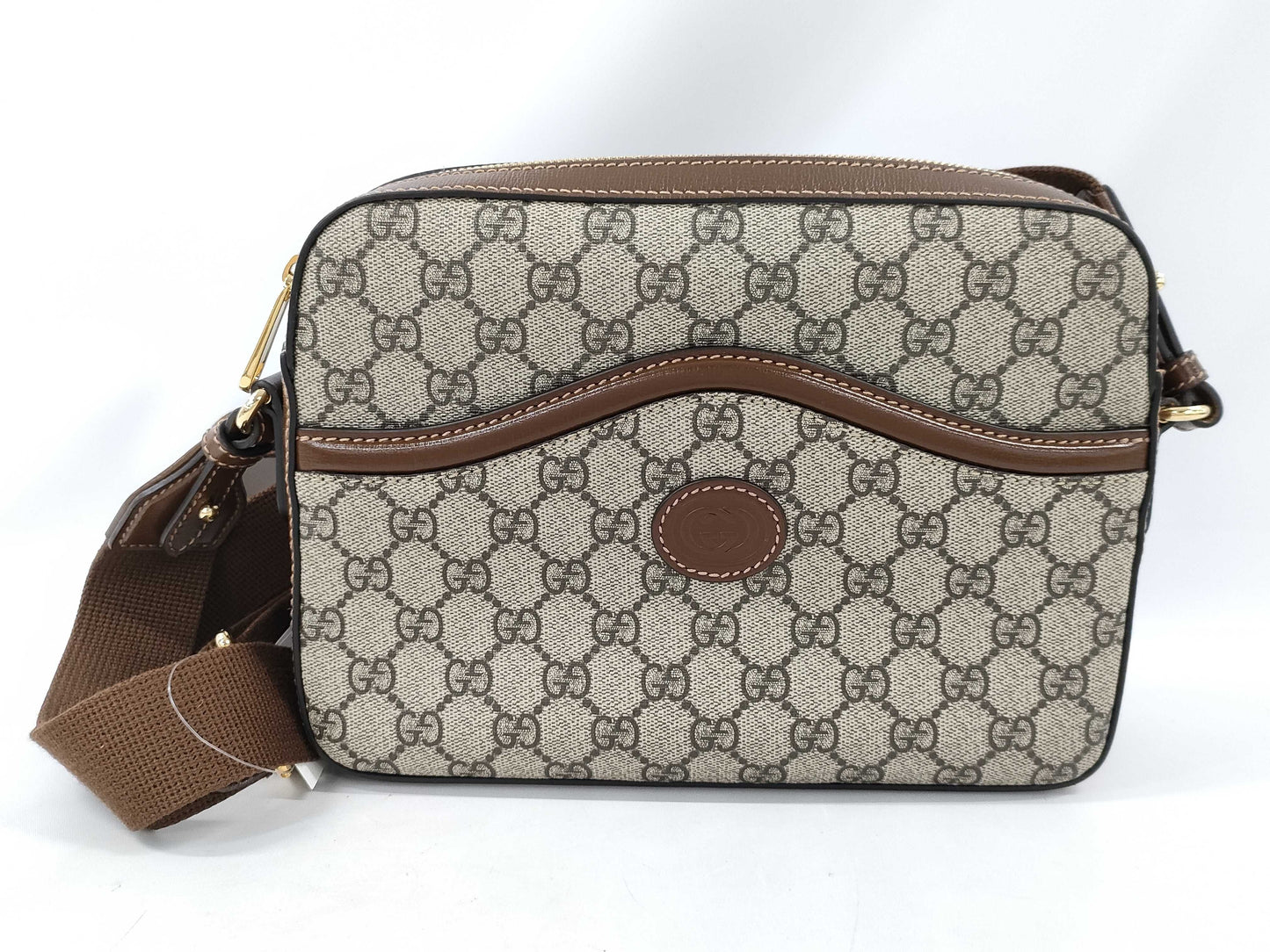 GUCCI 675891.525040 GG Supreme Interlocking Messenger Bag Shoulder Bag