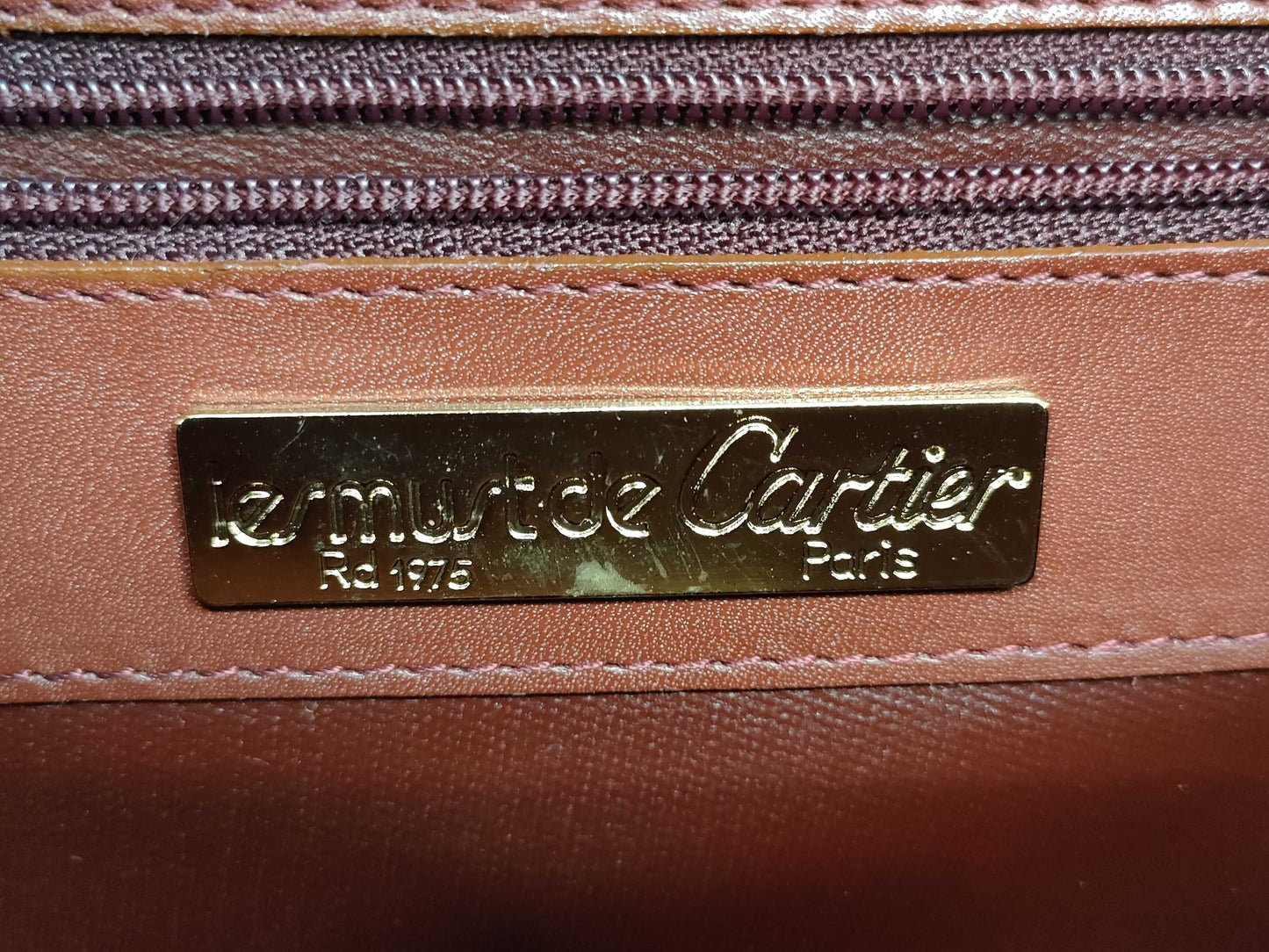 Cartier Must Line Leather Shoulder Bag