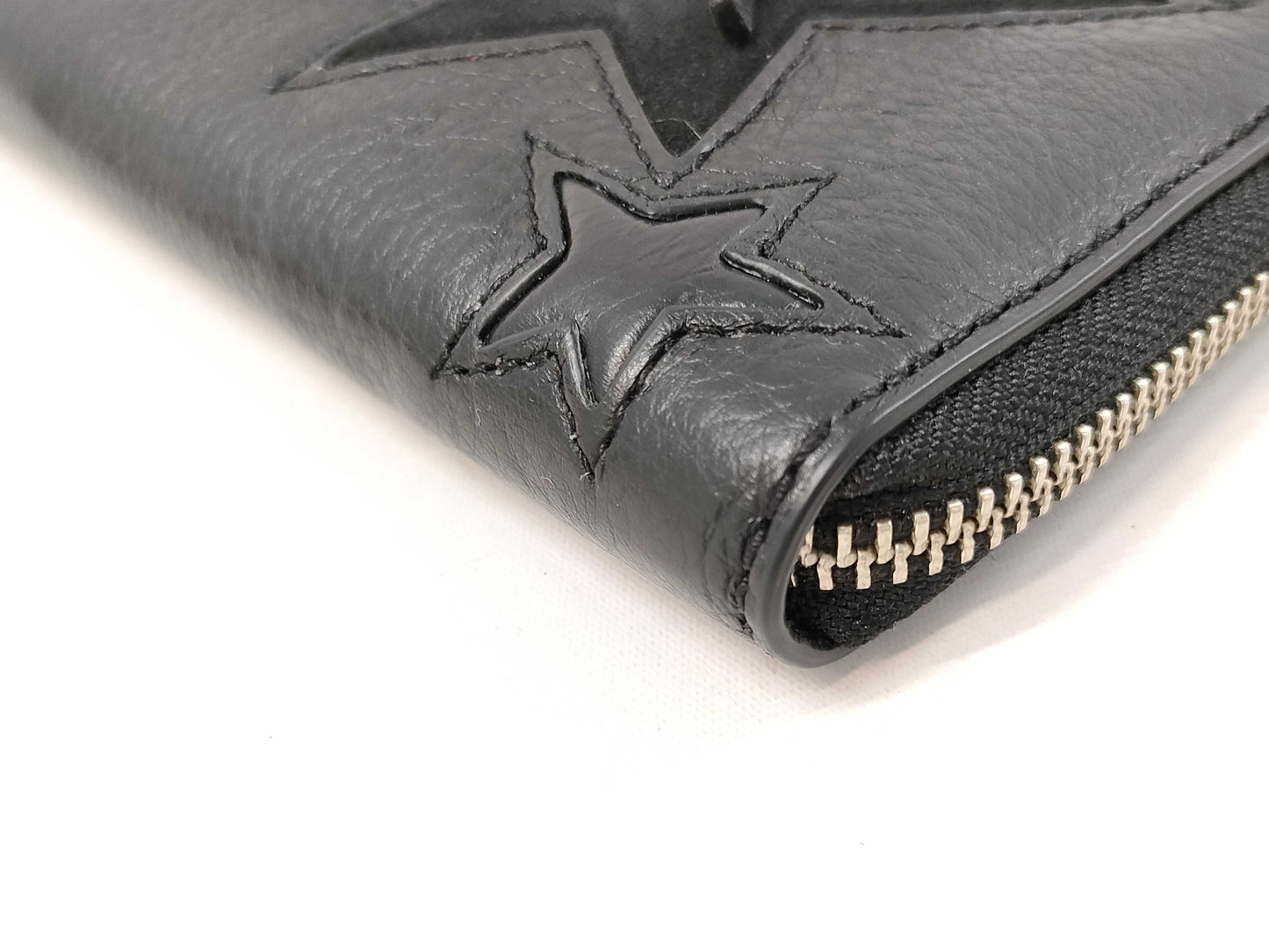MARC JACOBS Star Zip-Around Wallet, Black