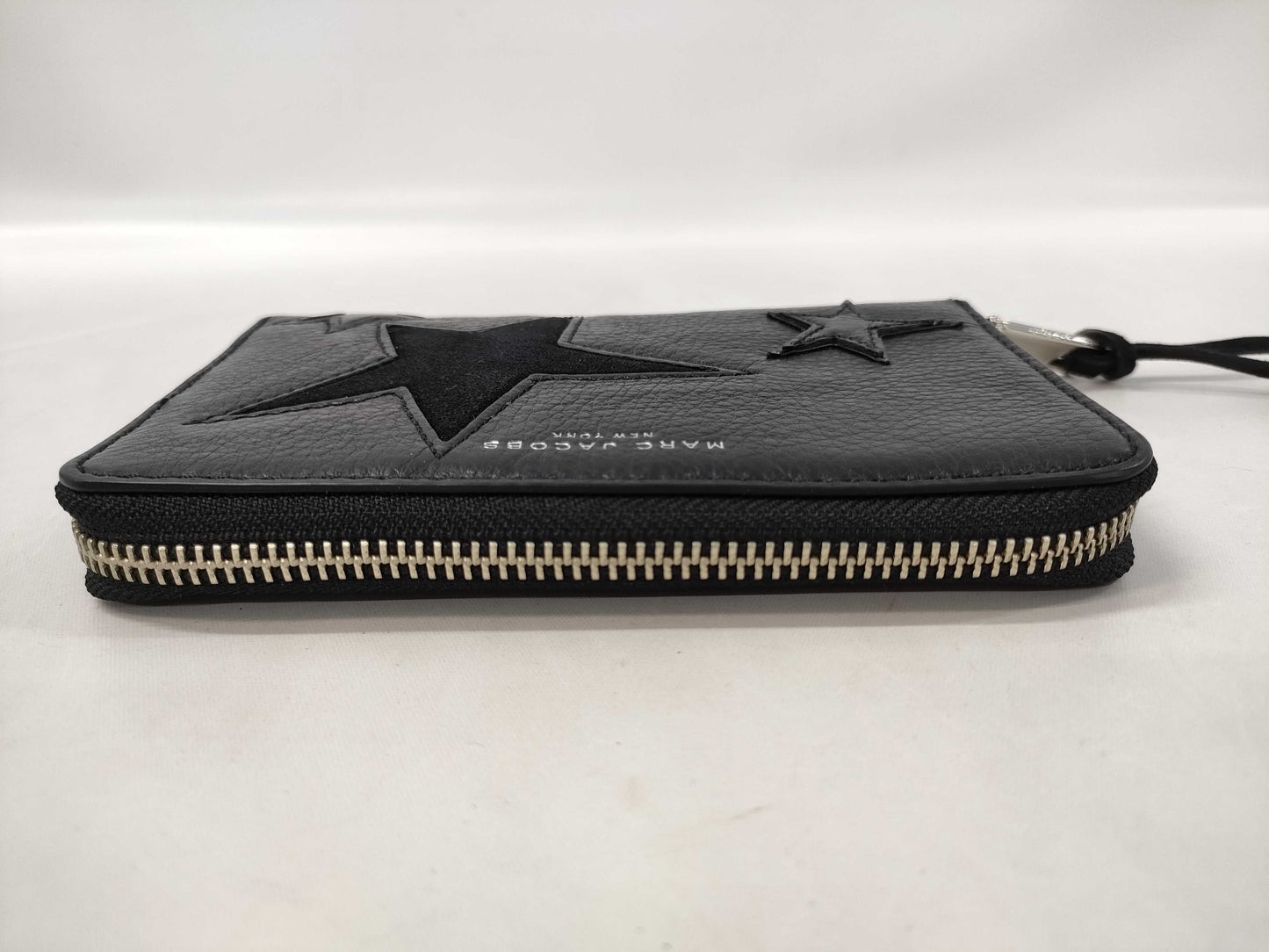 MARC JACOBS Star Zip-Around Wallet, Black