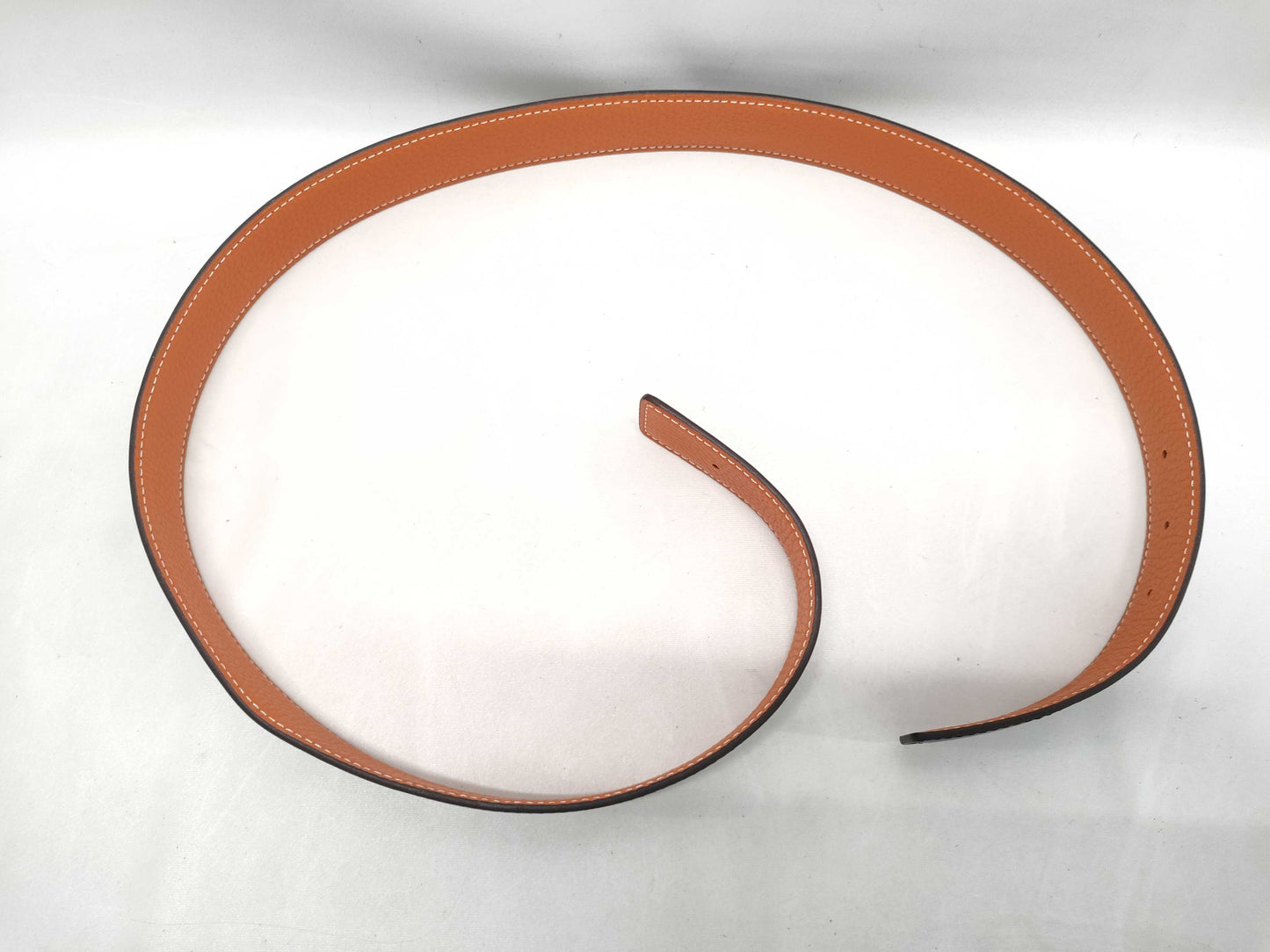 HERMES H Belt Silver Color Belt
